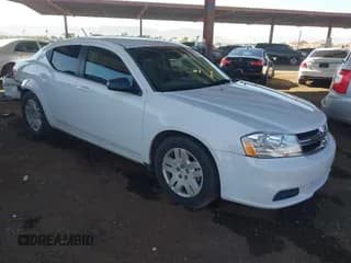 ✅ 2014 Dodge Avenger SE • VIN: 1C3CDZAG9EN220608 • Lot: 43577478. Listed on IAAI with 126,351 mi. Free auction sales archive from the USA and detailed vehicle history report at DreamBid. Image 1.