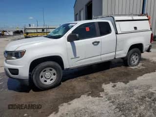 2020 Chevrolet Colorado 2WD Work Truck with VIN 1GCHSBEN3L1124405, listed as a Copart auction lot 55201405 with 106,876 mi miles and Clean title. Bid and sale history available at DreamBid. Image 1.