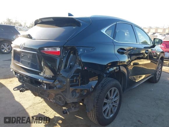 ✅ 2016 Lexus NX 200t • VIN: JTJYARBZ0G2029929 • Lot: 42015039. Listed on IAAI with 156,112 mi. Free auction sales archive from the USA and detailed vehicle history report at DreamBid. Image 4.