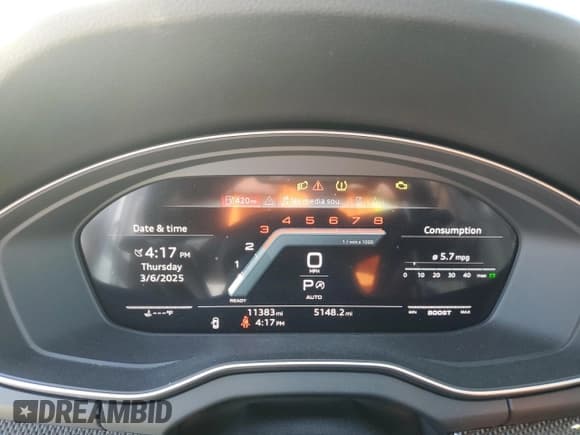 ✅ 2023 Audi SQ5 Sportback Premium Plus • VIN: WA124AFY9P2187263 • Лот: 46512655. Опубликован ранее на Copart с пробегом 11 383 миль. Бесплатный доступ к архиву аукционных продаж из США и подробный отчёт об истории автомобиля на DreamBid. Изображение 9.