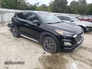 2019 Hyundai Tucson Ultimate z VIN KM8J3CAL5KU839493, wystawiony jako Copart lot #81597755 z przebiegiem 50 395 mil mil oraz Szkoda całkowita • Salvage title. Historia ofert i sprzedaży dostępna na DreamBid. Obrazek 4.