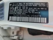 ✅ 2004 BMW X5 4.4i • VIN: 5UXFB53524LV04478 • Lot: 71047185. Wystawiony na Copart z przebiegiem 67 892 mil. Bezpłatny archiwum sprzedaży aukcyjnych z USA i szczegółowy raport historii pojazdu na DreamBid. Zdjęcie 13.