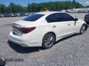 ✅ 2023 Infiniti Q50 Red Sport 400 • VIN: JN1FV7DR6PM590031 • Lot: 42583240. Listed on IAAI with 27,585 mi. Free auction sales archive from the USA and detailed vehicle history report at DreamBid. Image 4.