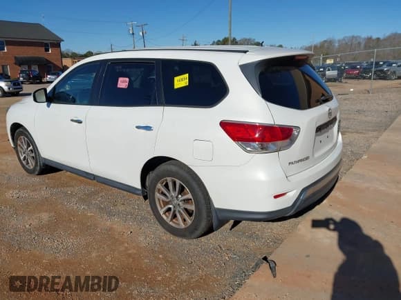 ✅ 2014 Nissan Pathfinder SV • VIN: 5N1AR2MN3EC693126 • Lot: 43902153. Listed on IAAI with 163,554 mi. Free auction sales archive from the USA and detailed vehicle history report at DreamBid. Image 3.