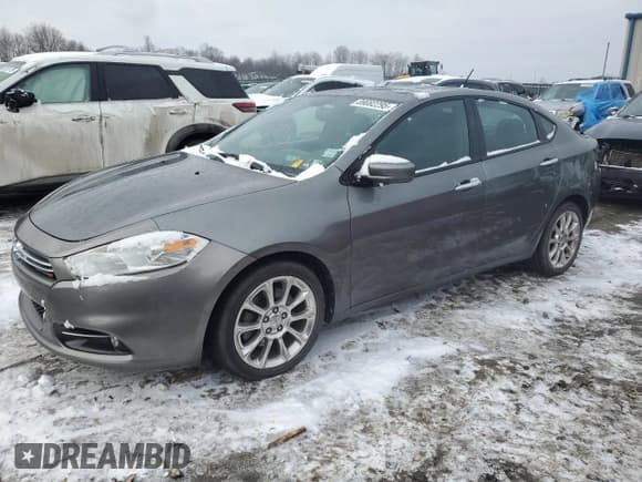 ✅ 2013 Dodge Dart Limited • VIN: 1C3CDFCH4DD259132 • Лот: 89082295. Опубликован ранее на Copart с пробегом 129 509 миль. Бесплатный доступ к архиву аукционных продаж из США и подробный отчёт об истории автомобиля на DreamBid. Изображение 1.
