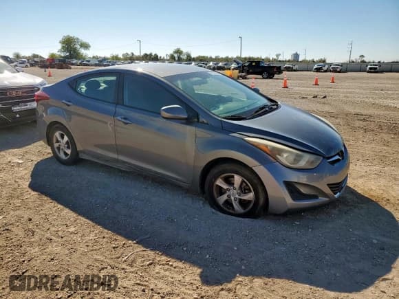 ✅ 2014 Hyundai Elantra SE • VIN: 5NPDH4AE4EH484633 • Lot: 91124995. Listed on Copart with 130,882 mi. Free auction sales archive from the USA and detailed vehicle history report at DreamBid. Image 4.