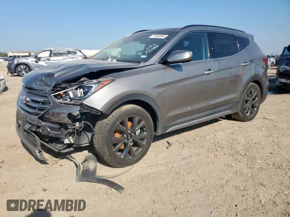 2017 Hyundai Santa Fe Ultimate with VIN 5XYZWDLA8HG440586, listed as a Copart auction lot 71643065 with 92,351 mi miles and Salvage title. Bid and sale history available at DreamBid. Image 1.