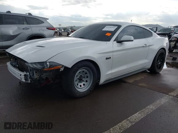 ✅ 2020 Ford Mustang GT • VIN: 1FA6P8CF8L5173461 • Lot: 43496554. Listed on IAAI with 33,679 mi. Free auction sales archive from the USA and detailed vehicle history report at DreamBid. Image 17.
