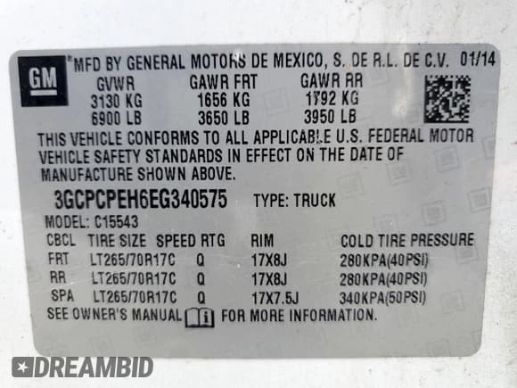 ✅ 2014 Chevrolet Silverado 1500 Work Truck • VIN: 3GCPCPEH6EG340575 • Лот: 65131185. Опубликован ранее на Copart с пробегом 104 746 миль. Бесплатный доступ к архиву аукционных продаж из США и подробный отчёт об истории автомобиля на DreamBid. Изображение 12.