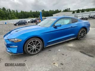 2021 Ford Mustang EcoBoost with VIN 1FA6P8TH3M5118869, listed as a Copart auction lot 71278445 with 83,867 mi miles and Salvage title. Bid and sale history available at DreamBid. Image 1.