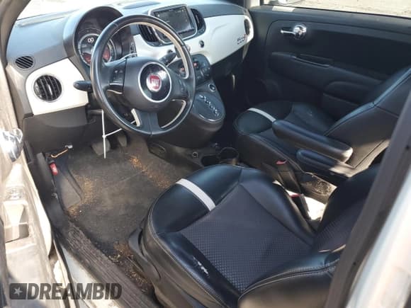 ✅ 2016 FIAT 500e • VIN: 3C3CFFGE8GT161181 • Lot: 62902704. Listed on Copart with 86,182 mi. Free auction sales archive from the USA and detailed vehicle history report at DreamBid. Image 8.