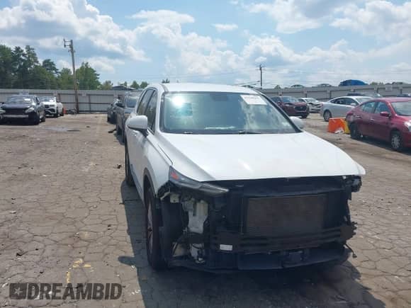 2019 Hyundai Santa Fe SE z VIN 5NMS2CAD6KH128817, wystawiony jako IAAI lot #43140291 z przebiegiem 111 336 mil mil oraz . Historia ofert i sprzedaży dostępna na DreamBid. Obrazek 1.