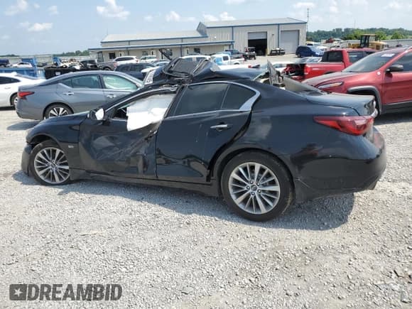 ✅ 2018 Infiniti Q50 Luxe • VIN: JN1EV7AR3JM441454 • Lot: 62498385. Wystawiony na Copart z przebiegiem Nie podano. Bezpłatny archiwum sprzedaży aukcyjnych z USA i szczegółowy raport historii pojazdu na DreamBid. Zdjęcie 2.