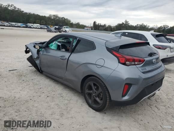 2019 Hyundai Veloster Premium z VIN KMHTG6AF1KU014835, wystawiony jako Copart lot #88543875 z przebiegiem Nie podano mil oraz Nie do naprawy • Non repairable. Historia ofert i sprzedaży dostępna na DreamBid. Obrazek 2.