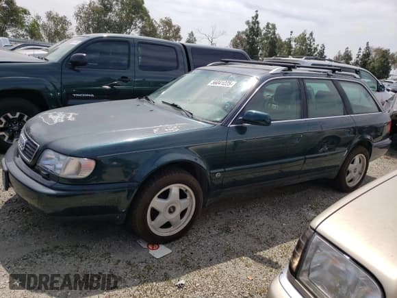 ✅ 1995 Audi S6 • VIN: WAULA84A4SN121791 • Lot: 56041825. Listed on Copart with 168,092 mi. Free auction sales archive from the USA and detailed vehicle history report at DreamBid. Image 1.