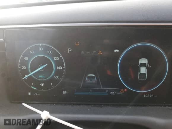 2023 Hyundai Santa Cruz Limited with VIN 5NTJEDAF9PH068098, listed as a Copart auction lot 77968194 with 10,375 mi miles and Salvage title. Bid and sale history available at DreamBid. Image 9.