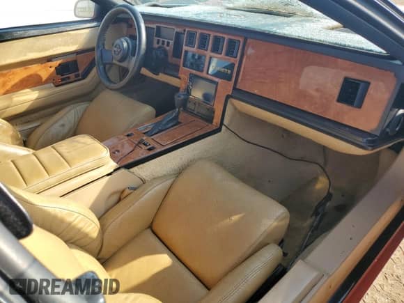 1987 Chevrolet Corvette with VIN 1G1YY3187H5124758, listed as a Copart auction lot 68829344 with Not provided miles and Non repairable. Bid and sale history available at DreamBid. Image 8.