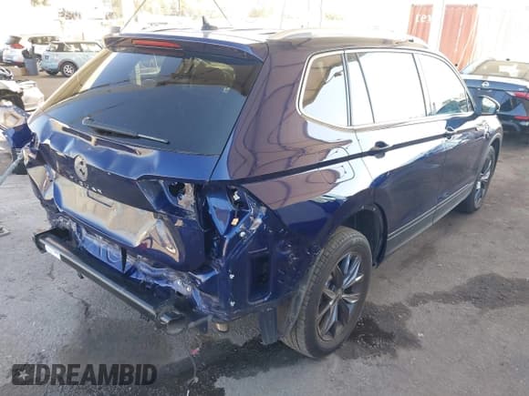 ✅ 2022 Volkswagen Tiguan SE • VIN: 3VV3B7AX0NM169565 • Lot: 43389301. Listed on IAAI with 30,159 mi. Free auction sales archive from the USA and detailed vehicle history report at DreamBid. Image 4.