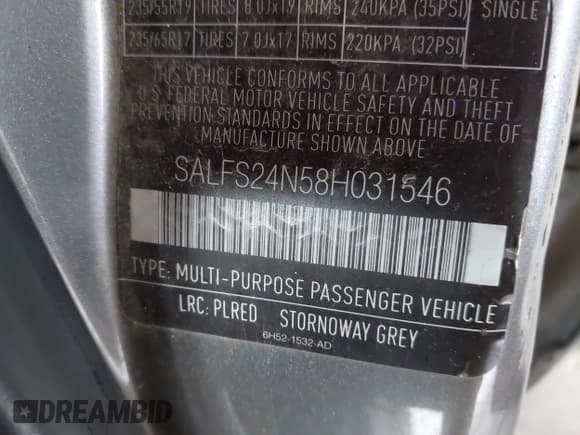 ✅ 2008 Land Rover LR2 SE • VIN: SALFS24N58H031546 • Lot: 43573918. Wystawiony na IAAI z przebiegiem 211 576 mil. Bezpłatny archiwum sprzedaży aukcyjnych z USA i szczegółowy raport historii pojazdu na DreamBid. Zdjęcie 9.