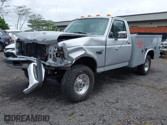 ✅ 1996 Ford F-350 • VIN: 2FTHF36F1TCA11486 • Lot: 43455707. Listed on IAAI with 66,413 mi. Free auction sales archive from the USA and detailed vehicle history report at DreamBid. Image 2.
