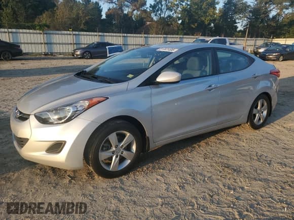 ✅ 2013 Hyundai Elantra GLS • VIN: KMHDH4AE9DU969334 • Lot: 81041495. Listed on Copart with 57,693 mi. Free auction sales archive from the USA and detailed vehicle history report at DreamBid. Image 1.