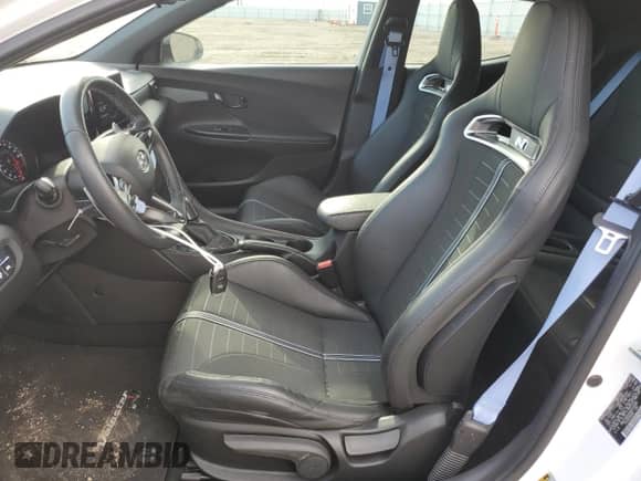 2022 Hyundai Veloster with VIN KMHT36AH5NU015486, listed as a Copart auction lot 55395744 with 11,434 mi miles and Salvage title. Bid and sale history available at DreamBid. Image 7.