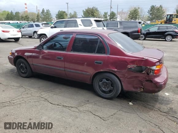 ✅ 1998 Chevrolet Prizm Lsi • VIN: 1Y1SK5287WZ416274 • Lot: 54705335. Wystawiony na Copart z przebiegiem 103 304 mil. Bezpłatny archiwum sprzedaży aukcyjnych z USA i szczegółowy raport historii pojazdu na DreamBid. Zdjęcie 2.