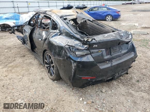 ✅ 2025 BMW i4 M50 • VIN: WBY33HD0XSFU43901 • Лот: 85663795. Опубликован ранее на Copart с пробегом Не указан. Бесплатный доступ к архиву аукционных продаж из США и подробный отчёт об истории автомобиля на DreamBid. Изображение 2.