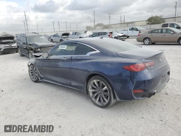 ✅ 2021 Infiniti Q60 Luxe • VIN: JN1EV7KL1MM470496 • Lot: 78464434. Listed on Copart with Not provided. Free auction sales archive from the USA and detailed vehicle history report at DreamBid. Image 2.