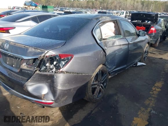 ✅ 2016 Honda Accord Sport • VIN: 1HGCR2F52GA161036 • Lot: 41838863. Wystawiony na IAAI z przebiegiem 331 244 mil. Bezpłatny archiwum sprzedaży aukcyjnych z USA i szczegółowy raport historii pojazdu na DreamBid. Zdjęcie 6.