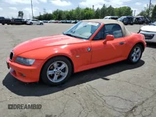 ✅ 2000 BMW Z3 2.5 • VIN: WBACH9340YLM91704 • Lot: 57235124. Listed on Copart with 71,354 mi. Free auction sales archive from the USA and detailed vehicle history report at DreamBid. Image 1.