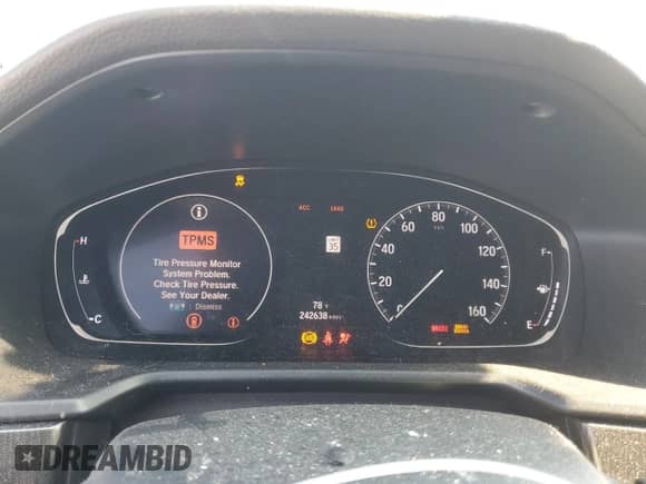 2018 Honda Accord Sport with VIN 1HGCV2F33JA046656, listed as a Copart auction lot 80951745 with 242,638 mi miles and Salvage title. Bid and sale history available at DreamBid. Image 9.