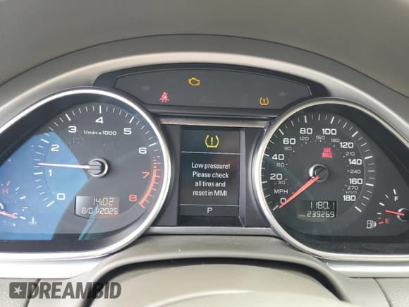 ✅ 2012 Audi Q7 Premium Plus • VIN: WA1LGBFE6CD001880 • Lot: 67327535. Listed on Copart with 239,269 mi. Free auction sales archive from the USA and detailed vehicle history report at DreamBid. Image 9.