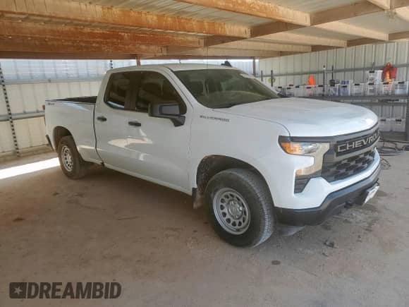 2022 Chevrolet Silverado 1500 Work Truck with VIN 1GCRDAED8NZ507437, listed as a Copart auction lot 71287315 with 69,612 mi miles and Clean title. Bid and sale history available at DreamBid. Image 4.