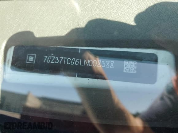 ✅ 2020 GMC Savana • VIN: 7GZ37TCG6LN008388 • Lot: 61483585. Listed on Copart with 83,436 mi. Free auction sales archive from the USA and detailed vehicle history report at DreamBid. Image 13.