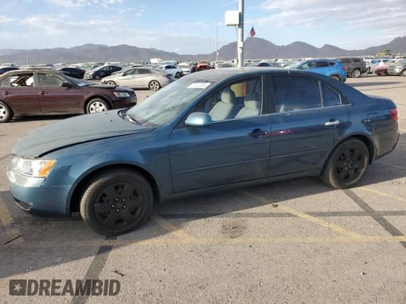 2008 Hyundai Sonata GLS with VIN 5NPET46C08H358106, listed as a Copart auction lot 76800834 with 122,960 mi miles and Clean title. Bid and sale history available at DreamBid. Image 1.