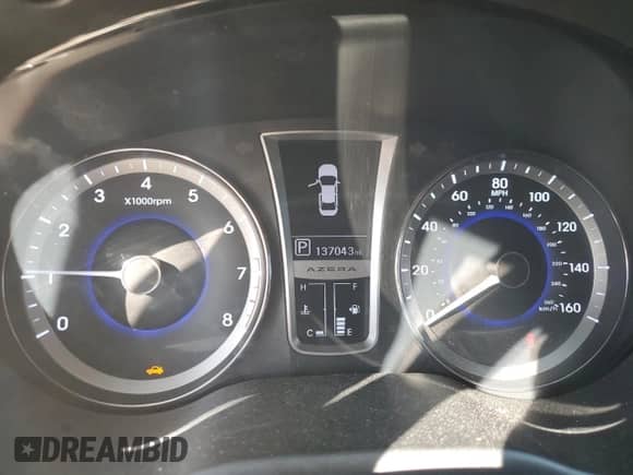 2012 Hyundai Azera с VIN KMHFH4JG2CA192506, выставлен на аукционе Copart как лот 76714974 с пробегом 137 043 миль миль и Чистый • Clean title. История ставок и продаж доступна на DreamBid. Изображение 9.