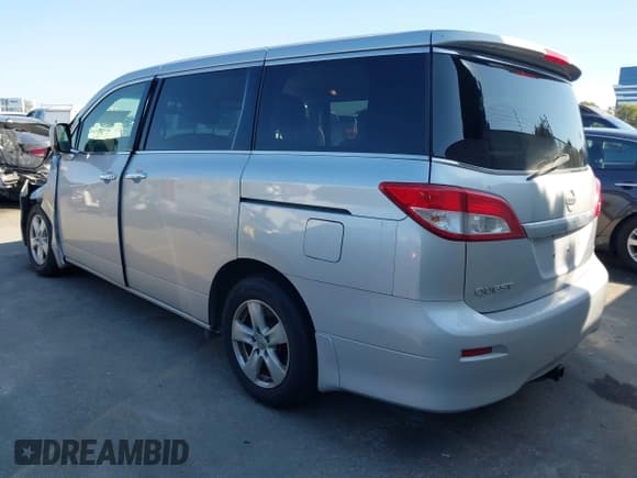 ✅ 2012 Nissan Quest SV • VIN: JN8AE2KP2C9051404 • Lot: 40417584. Listed on IAAI with 121,892 mi. Free auction sales archive from the USA and detailed vehicle history report at DreamBid. Image 3.