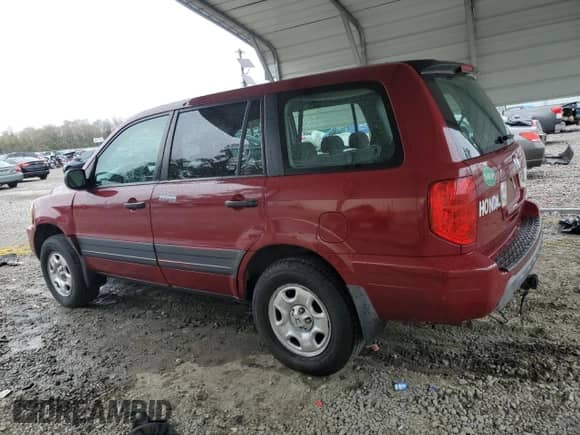 2003 Honda Pilot LX with VIN 2HKYF18163H588885, listed as a Copart auction lot 50256955 with 266,883 mi miles and Salvage title. Bid and sale history available at DreamBid. Image 2.