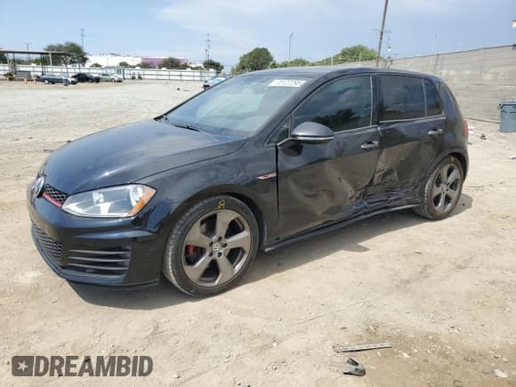 ✅ 2017 Volkswagen Golf GTI S • VIN: 3VW4T7AU9HM060111 • Lot: 70127295. Listed on Copart with 81,230 mi. Free auction sales archive from the USA and detailed vehicle history report at DreamBid. Image 1.