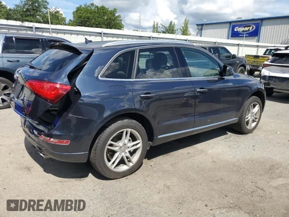 ✅ 2017 Audi Q5 Premium • VIN: WA1C2AFP7HA099806 • Lot: 65737445. Wystawiony na Copart z przebiegiem 127 833 mil. Bezpłatny archiwum sprzedaży aukcyjnych z USA i szczegółowy raport historii pojazdu na DreamBid. Zdjęcie 3.