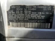 ✅ 1999 BMW 3 Series M3 • VIN: WBSBK0330XEC40893 • Lot: 77965664. Wystawiony na Copart z przebiegiem 200 728 mil. Bezpłatny archiwum sprzedaży aukcyjnych z USA i szczegółowy raport historii pojazdu na DreamBid. Zdjęcie 12.