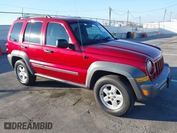 ✅ 2006 Jeep Liberty Sport • VIN: 1J4GL48K96W119314 • Lot: 43651897. Listed on IAAI with 124,705 mi. Free auction sales archive from the USA and detailed vehicle history report at DreamBid. Image 1.