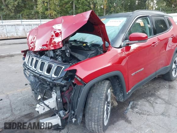 2019 Jeep Compass Limited с VIN 3C4NJDCB5KT646194, выставлен на аукционе IAAI как лот 43191478 с пробегом Не указан миль и . История ставок и продаж доступна на DreamBid. Изображение 11.