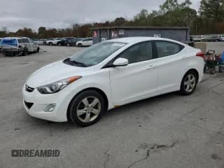 ✅ 2012 Hyundai Elantra Limited • VIN: 5NPDH4AE6CH099507 • Lot: 87474095. Listed on Copart with 101,905 mi. Free auction sales archive from the USA and detailed vehicle history report at DreamBid. Image 1.