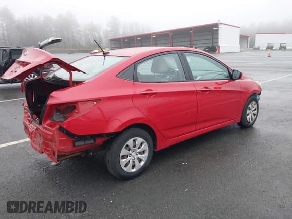 ✅ 2016 Hyundai Accent SE • VIN: KMHCT4AE8GU991114 • Lot: 43632725. Listed on IAAI with 107,958 mi. Free auction sales archive from the USA and detailed vehicle history report at DreamBid. Image 4.