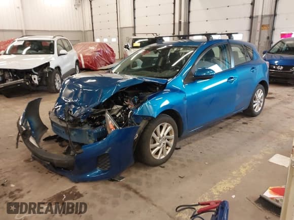 ✅ 2012 Mazda 3 i Touring • VIN: JM1BL1L81C1661610 • Lot: 41840710. Listed on IAAI with 60,567 mi. Free auction sales archive from the USA and detailed vehicle history report at DreamBid. Image 18.
