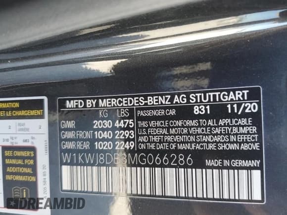✅ 2021 Mercedes-Benz C 300 • VIN: W1KWJ8DB3MG066286 • Lot: 87467674. Wystawiony na Copart z przebiegiem 36 856 mil. Bezpłatny archiwum sprzedaży aukcyjnych z USA i szczegółowy raport historii pojazdu na DreamBid. Zdjęcie 13.