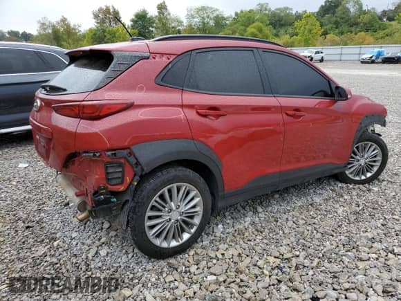 2020 Hyundai Kona SEL with VIN KM8K2CAA0LU408745, listed as a Copart auction lot 81435945 with 82,350 mi miles and Salvage title. Bid and sale history available at DreamBid. Image 3.