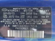 ✅ 2013 Hyundai Veloster Turbo • VIN: KMHTC6AE8DU176516 • Lot: 43166189. Wystawiony na IAAI z przebiegiem 69 989 mil. Bezpłatny archiwum sprzedaży aukcyjnych z USA i szczegółowy raport historii pojazdu na DreamBid. Zdjęcie 9.